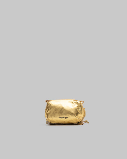 TOPOLOGIE Mini Bottle Sacoche Gold Metallic