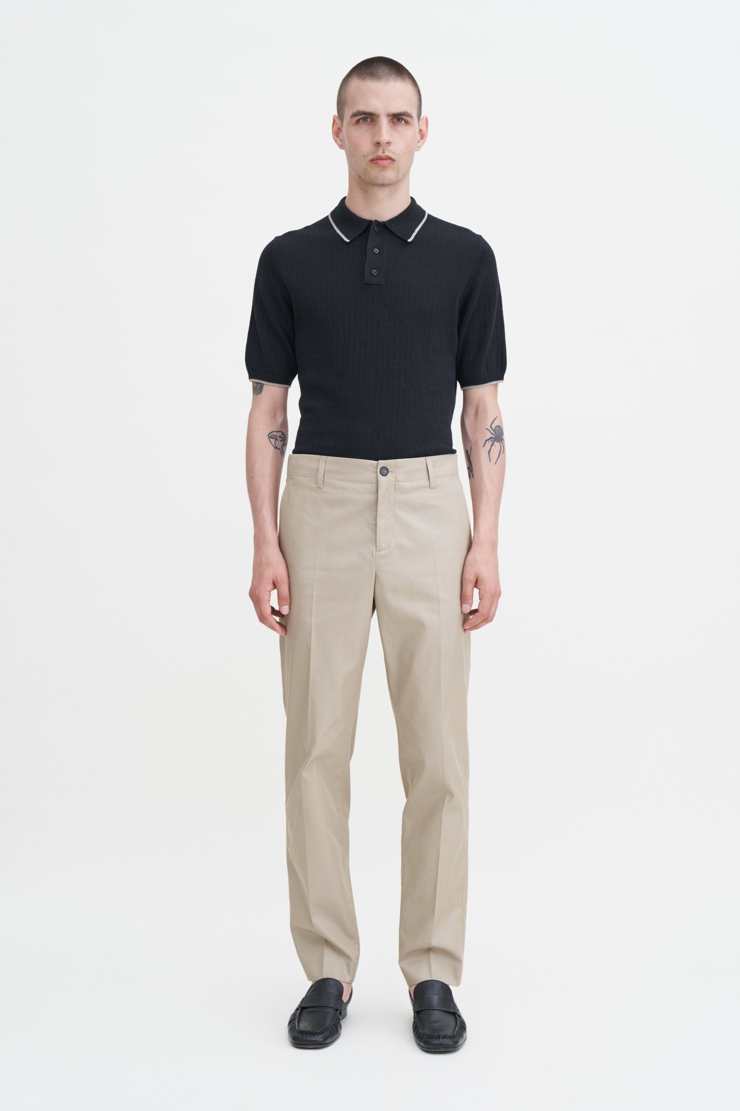 Filippa K Linen Cotton Knit Polo 31097